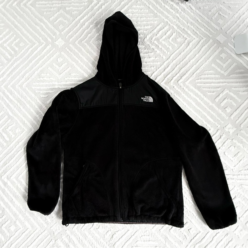 The North Face Black Oso Hoodie Fleece Jacket